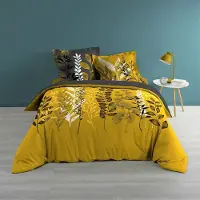 Zesso Housse de couette Yellow Botanic 240 cm x 220 cm