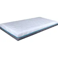 BDW - Matelas 140x70x8 H3 - Matelas en mousse avec ions d'argent, 200x90x8