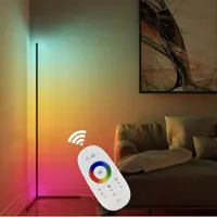 BOT RGB Nordic Lampadaire LED N1 140 cm RGB, noir
