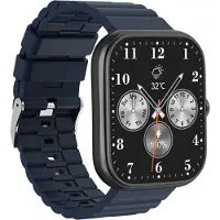 Douself T34-F 1,83 pouces écran smartwatch, suivi de la santé | BT5.2 | IP68 étanche | Plusieurs modes sportifs | Appel BT | Assistant vocal, bleu foncé