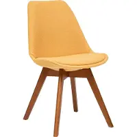 Zesso Eazy Living Tissu Chaise de salle à manger Berenice Jaune