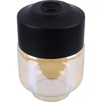 Light11 HOME Abat-jour Oslo couleur miel Vase 18 cm – abat-jour en verre élégant pour un éclairage intérieur raffiné