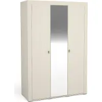 Minio , armoire "ASSO 2", armoire à portes battantes, avec miroir, 137 cm, couleur kashmire