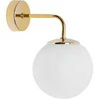 Light11 HOME Applique murale Siena Gold 1 flamme verre blanc E14