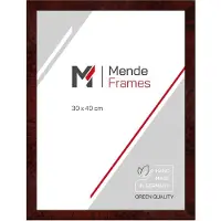 MendeFrames Cadre en bois H14CReproduction racine foncé 40x60 cm Verre antireflet