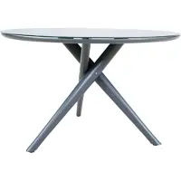 In And OutdoorMatch Table - Ø120x74 cm - Ronde - Aluminium & Céramique