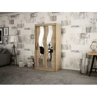 Minio Armoire 120 cm SEWILLA Chêne Sonoma