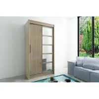 Minio Armoire 120 cm ROMA 1 Chêne Sonoma