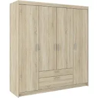 AX Living Armoire à tiroirs Garderobe Sonoma chene Storicos 4P 176,3 cm