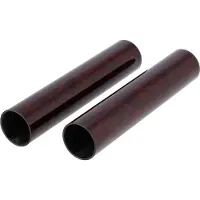 AKF Fahrzeugteile GmbH Set: 2x housse pour guidon télescopique, 165mm, carbone forgé - rouge