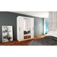 Minio Armoires TOKYO 1 150 cm blanc