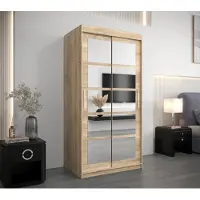 Minio Armoire 100 cm ROMA 2 Chêne Sonoma