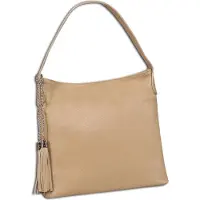 Toscanto taupe, grand sac à bandoulière beige 40 x 30 x 12 cm OTT180SI3