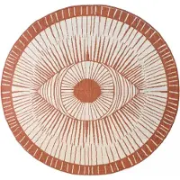 Un Amour De Tapis Tapis rond d'extérieur, réversible EX1 B