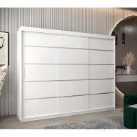 Minio Armoire 250 cm VERONA 1 blanc