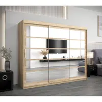 Minio Armoire 250 cm ROMA 2 Chêne Sonoma
