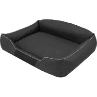 Stanis³aw Jurga Lit pour chien "Royal" -85x65cm- Robuste avec dos haut, rembourrage doux | Pillowprim