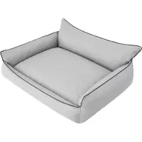 Stanis³aw Jurga Lit pour chien "Joker" -65x50cm- coussin pour chien robuste & confortable avec housse amovible | 4 tailles | pillowprim