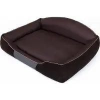 Stanis³aw Jurga Lit pour chien "Royal" -65x50cm- Robuste avec dossier haut, rembourrage doux | Pillowprim