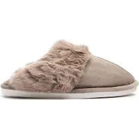 Permani Femmes Chaussons souples Hiver Chaud Pantoufles Tissu Slipper Lamino Beige Gr.36/37