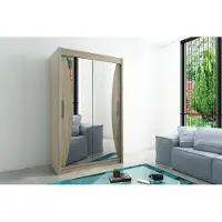 Minio Armoire 150 cm MONACO Chêne Sonoma