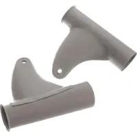 FEZ Fahrzeugteile Set: Support de phare gauche + droit, Prime - pour AWO-Sport