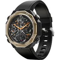 Douself Montre intelligente Rogbid M1, écran tactile IPS de 1,45 pouce/IP68 étanche/appels Bluetooth/surveillance de la santé/multiples modes sportifs, noire