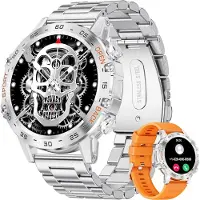 Mc star Smartwatch pour hommes avec fonction téléphone,1.39'' HD écran tactile Smartwatch , montre de fitness avec fréquence cardiaque moniteur de sommeil, IP67 résistant à l'eau