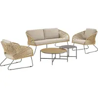 Zesso House Collection Ensemble de meubles de jardin 5 pièces Bodin