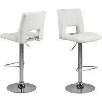Zesso Smuk Tabouret de bar Yara blanc - 2 pièces