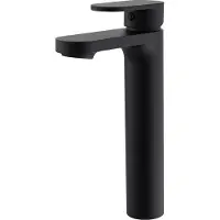 MOB-IN Robinet bec haut mitigeur noir H25,3cm ROB