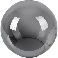 Light11 HOME Abat-jour Ring graphite 14 cm – abat-jour en verre élégant pour un éclairage moderne
