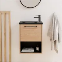 MOB-IN Ensemble meuble lave-mains NIKA + robinet