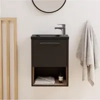 MOB-IN Ensemble meuble lave-mains NIKA + robinet