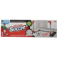 Wiky Jeu de football avec but mobile 62x42 cm