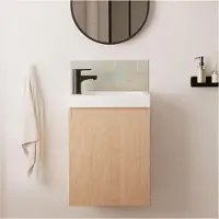 MOB-IN Meuble lave-mains LISA + robinet noir