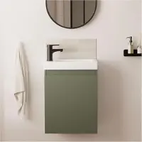 MOB-IN Meuble lave-mains LISA + robinet noir