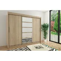 Minio Armoire 250 cm ROMA 1 Chêne Sonoma