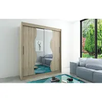Minio Armoire 200 cm MADRYT Chêne Sonoma