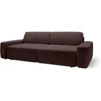 PillovelyArt Canapé Bamby Bouclé - canapé convertible avec coffre de lit