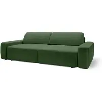 PillovelyArt Canapé Bamby Bouclé - canapé convertible avec coffre de lit