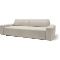 PillovelyArt Canapé Bamby Bouclé - canapé convertible avec coffre de lit
