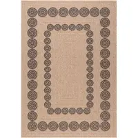 Un Amour De Tapis Tapis kilim rectangulaire tissé pour l'extérieur, JUTE ART 8