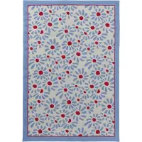 Un Amour De Tapis DAISY tapis kilim rectangulaire fait main pour l'extérieur