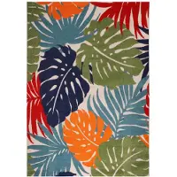 Un Amour De Tapis CHIMEKI tapis kilim rectangulaire tissé d'extérieur