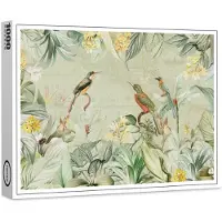 Raxxa puzzle Premium "Martin-pêcheur tropical dans la jungle de palmiers sauvages", 1000 pièces