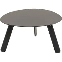 In And OutdoorMatch Table d'appoint - Noir - 55x46x28 cm - Acier