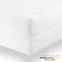 NovaSleep Matelas ergonomique à 7 zones - Matelas 100 x 200 en mousse à froid, 7 zones de confort, matelas H2 H3, matelas en mousse à froid 100 x 200 adapté à toutes les positions de sommeil