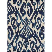 Un Amour De Tapis Tapis kilim rectangulaire tissé KASURI pour l'extérieur