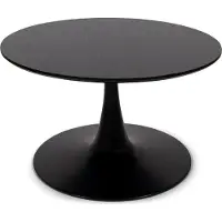 Zesso Milton & Oldbrook Table basse Ø 80 cm Prague Noir